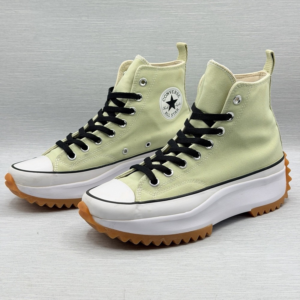 Converse Run Star Hike Women's 10 Men's 8.5 Olive Aura Green Platform A00525C